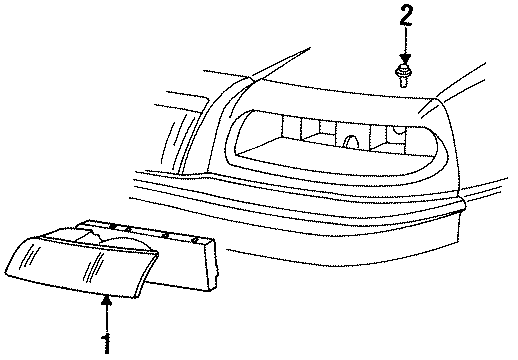 FRONT LAMPS. HEADLAMP COMPONENTS.