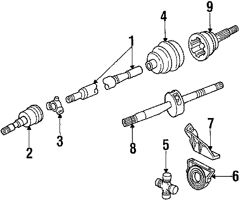 FRONT SUSPENSION. DRIVE AXLES.