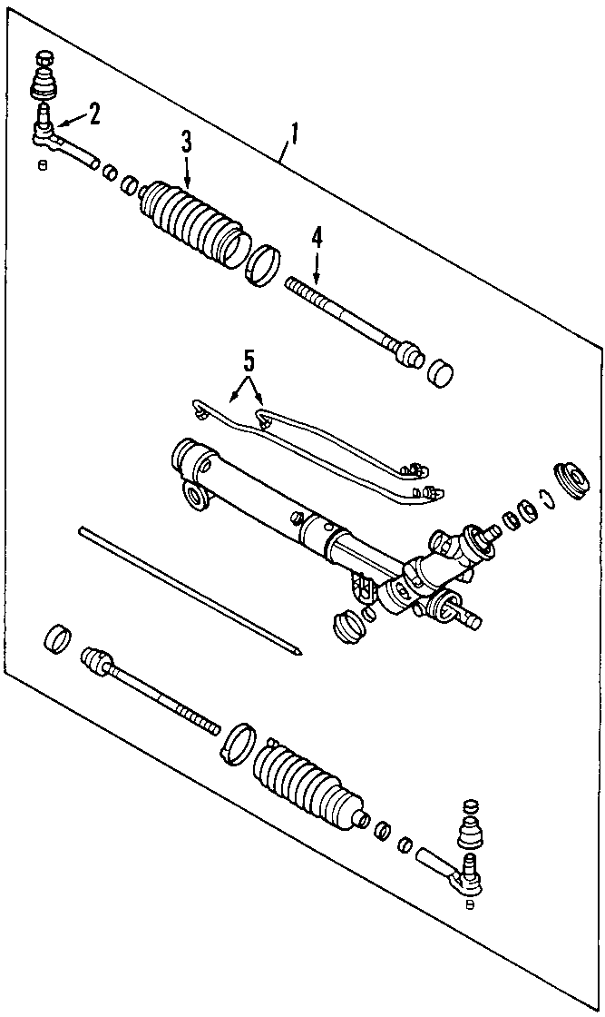 P/S PUMP & HOSES. STEERING GEAR & LINKAGE.