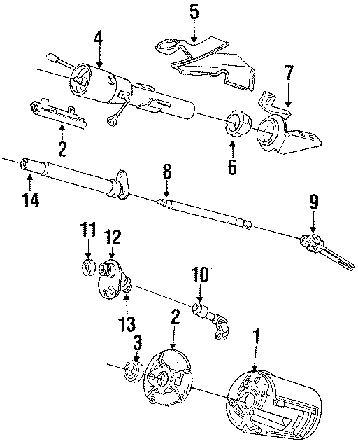 9STEERING COLUMN. HOUSING & COMPONENTS. SHAFT & INTERNAL COMPONENTS.https://images.simplepart.com/images/parts/motor/fullsize/ND3064.png