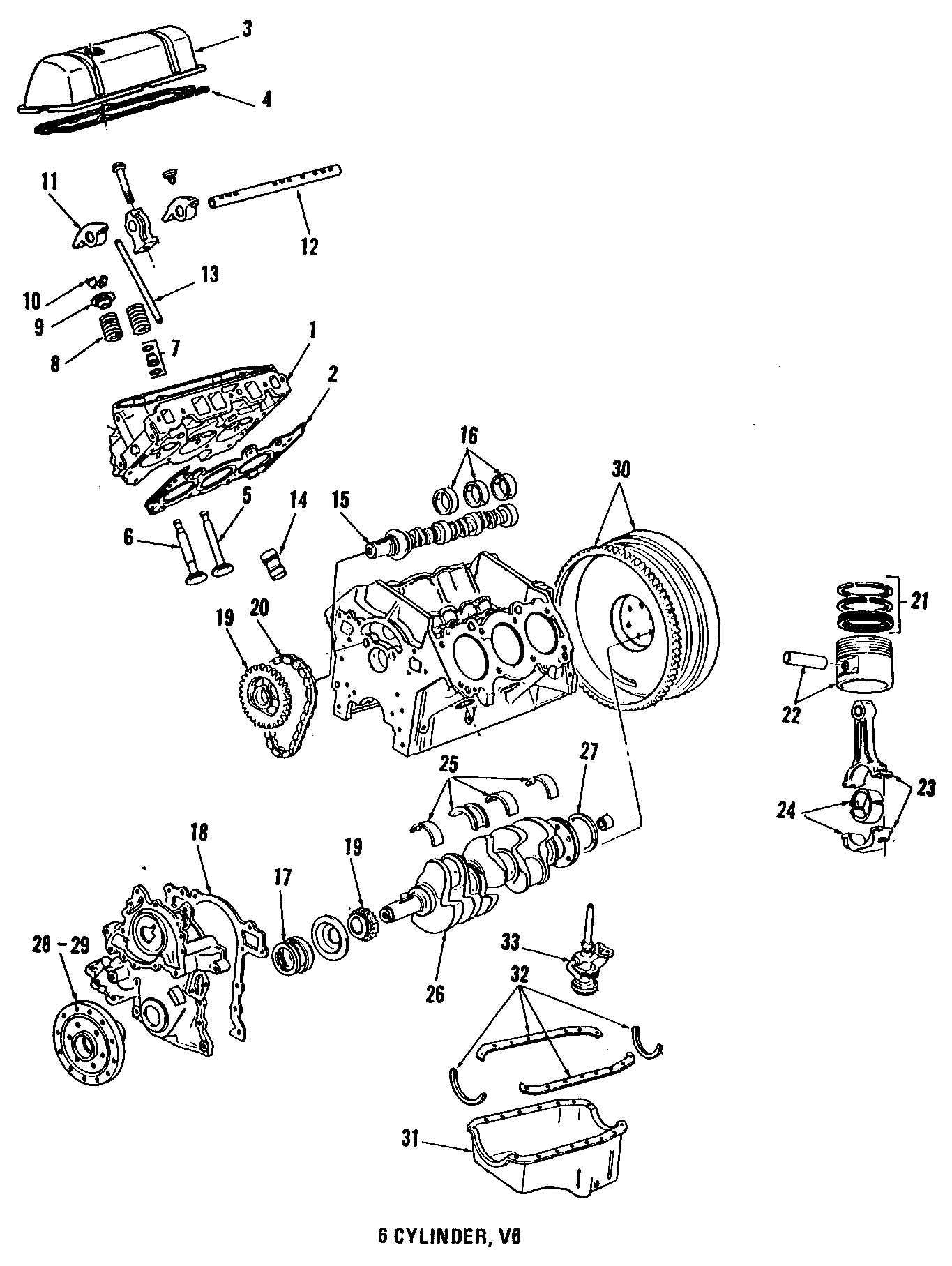 Diagram CAMSHAFT & TIMING. CRANKSHAFT & BEARINGS. CYLINDER HEAD & VALVES. LUBRICATION. MOUNTS. PISTONS. RINGS & BEARINGS. for your 2013 Chevrolet Silverado 2500 HD LT Extended Cab Pickup Fleetside  