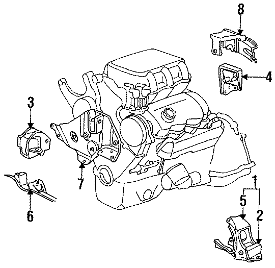 2ENGINE / TRANSAXLE. ENGINE & TRANS MOUNTING.https://images.simplepart.com/images/parts/motor/fullsize/NE88081.png