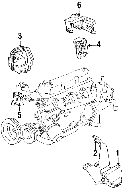 4ENGINE / TRANSAXLE. ENGINE & TRANS MOUNTING.https://images.simplepart.com/images/parts/motor/fullsize/NE90087.png