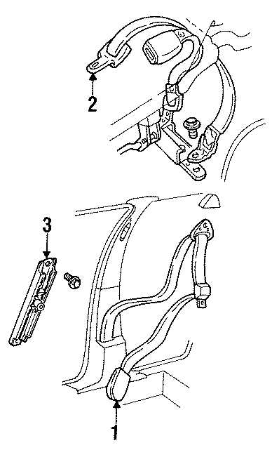 2RESTRAINT SYSTEMS. FRONT SEAT BELTS.https://images.simplepart.com/images/parts/motor/fullsize/NE94360.png