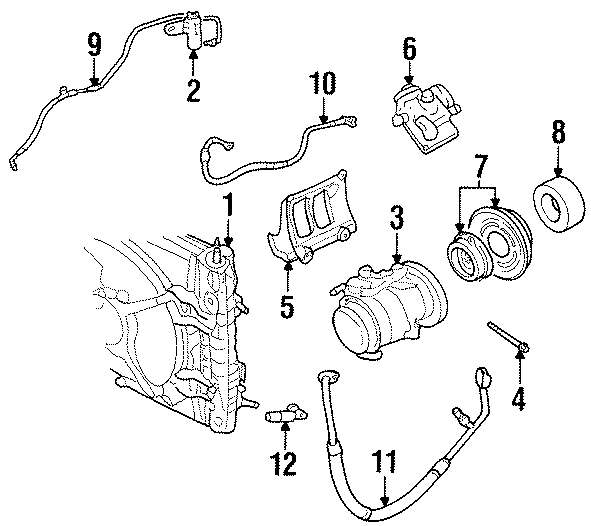 6AIR CONDITIONER & HEATER. COMPRESSOR & LINES. CONDENSER.https://images.simplepart.com/images/parts/motor/fullsize/NE99070.png