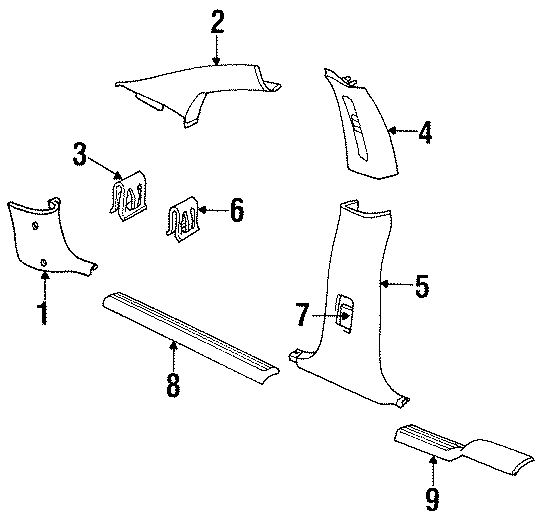 4PILLARS. ROCKER & FLOOR. INTERIOR TRIM.https://images.simplepart.com/images/parts/motor/fullsize/NE99370.png