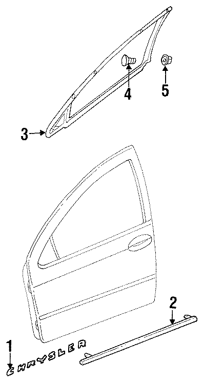 2FRONT DOOR. EXTERIOR TRIM.https://images.simplepart.com/images/parts/motor/fullsize/NE99385.png