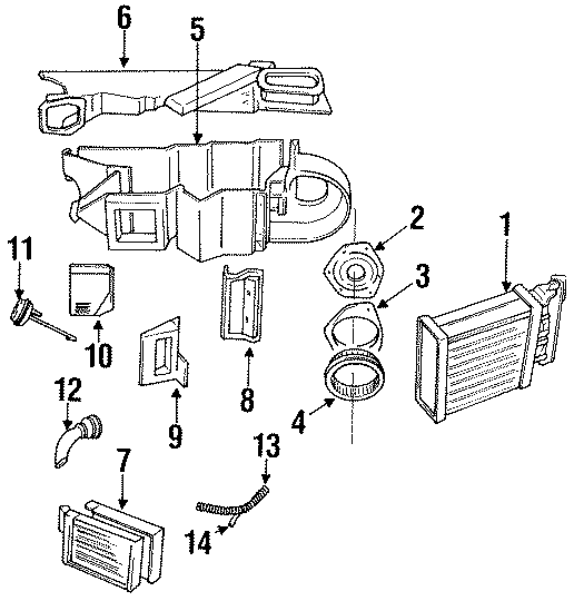 13AIR CONDITIONER & HEATER. EVAPORATOR & HEATER COMPONENTS.https://images.simplepart.com/images/parts/motor/fullsize/NF89310.png