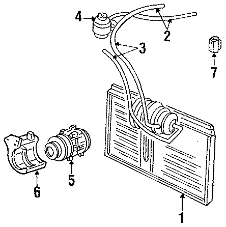 4AIR CONDITIONER & HEATER. COMPRESSOR & LINES. CONDENSER.https://images.simplepart.com/images/parts/motor/fullsize/NF89670.png