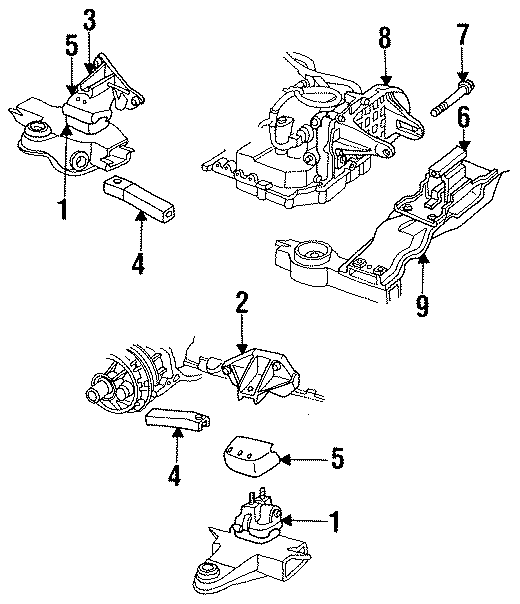 1ENGINE / TRANSAXLE. ENGINE & TRANS MOUNTING.https://images.simplepart.com/images/parts/motor/fullsize/NH93194.png