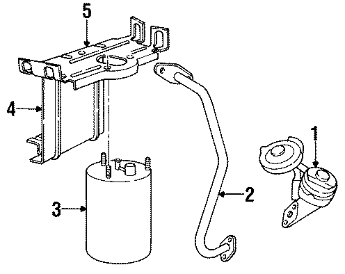 Diagram EMISSION SYSTEM. EMISSION COMPONENTS. for your Chrysler LHS  