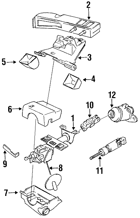 10SHAFT & INTERNAL COMPONENTS. SHROUD. STEERING COLUMN ASSEMBLY. SWITCHES & LEVERS.https://images.simplepart.com/images/parts/motor/fullsize/NH93270.png