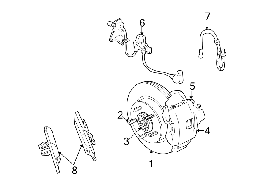 6FRONT SUSPENSION. BRAKE COMPONENTS.https://images.simplepart.com/images/parts/motor/fullsize/NH98235.png