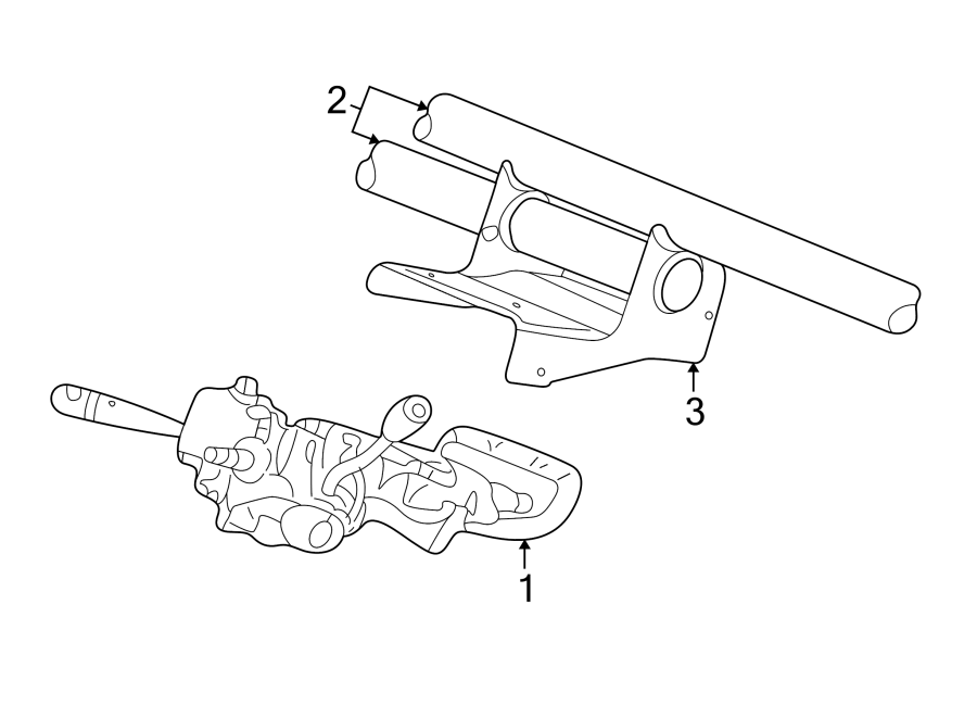 1STEERING COLUMN ASSEMBLY.https://images.simplepart.com/images/parts/motor/fullsize/NH98280.png