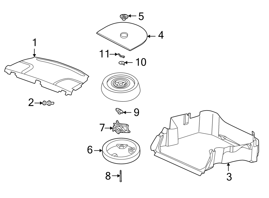 Diagram REAR BODY & FLOOR. INTERIOR TRIM. for your Dodge Challenger  