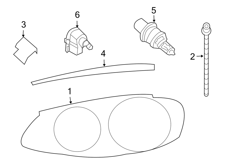 5FRONT LAMPS. HEADLAMP COMPONENTS.https://images.simplepart.com/images/parts/motor/fullsize/NH98700.png