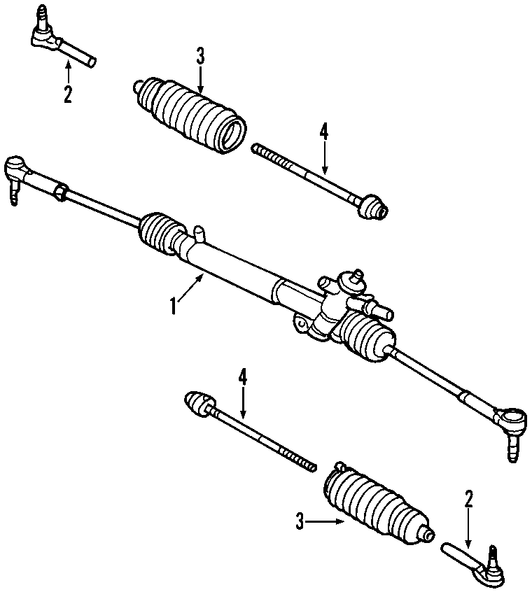 P/S PUMP & HOSES. STEERING GEAR & LINKAGE.