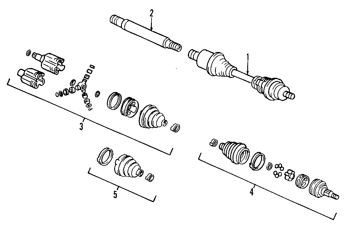 Diagram DRIVE AXLES. AXLE SHAFTS & JOINTS. for your 2012 GMC Sierra 2500 HD 6.6L Duramax V8 DIESEL A/T RWD SLE Crew Cab Pickup Fleetside 