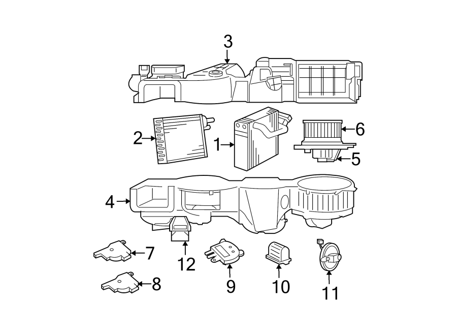 4AIR CONDITIONER & HEATER. EVAPORATOR & HEATER COMPONENTS.https://images.simplepart.com/images/parts/motor/fullsize/NM01070.png