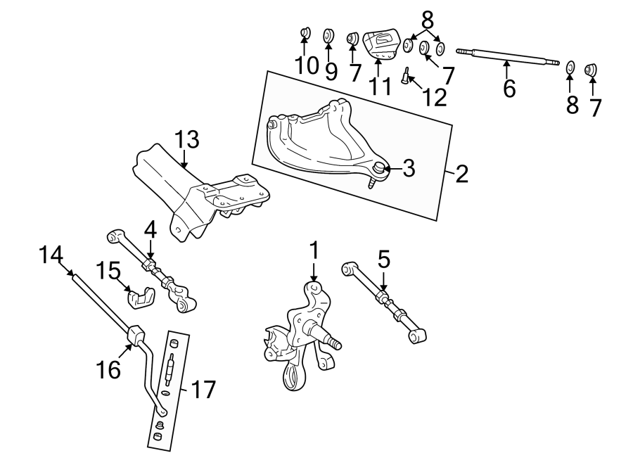 15REAR SUSPENSION. SUSPENSION COMPONENTS.https://images.simplepart.com/images/parts/motor/fullsize/NM01600.png