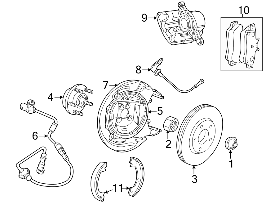 1REAR SUSPENSION. BRAKE COMPONENTS.https://images.simplepart.com/images/parts/motor/fullsize/NM01620.png