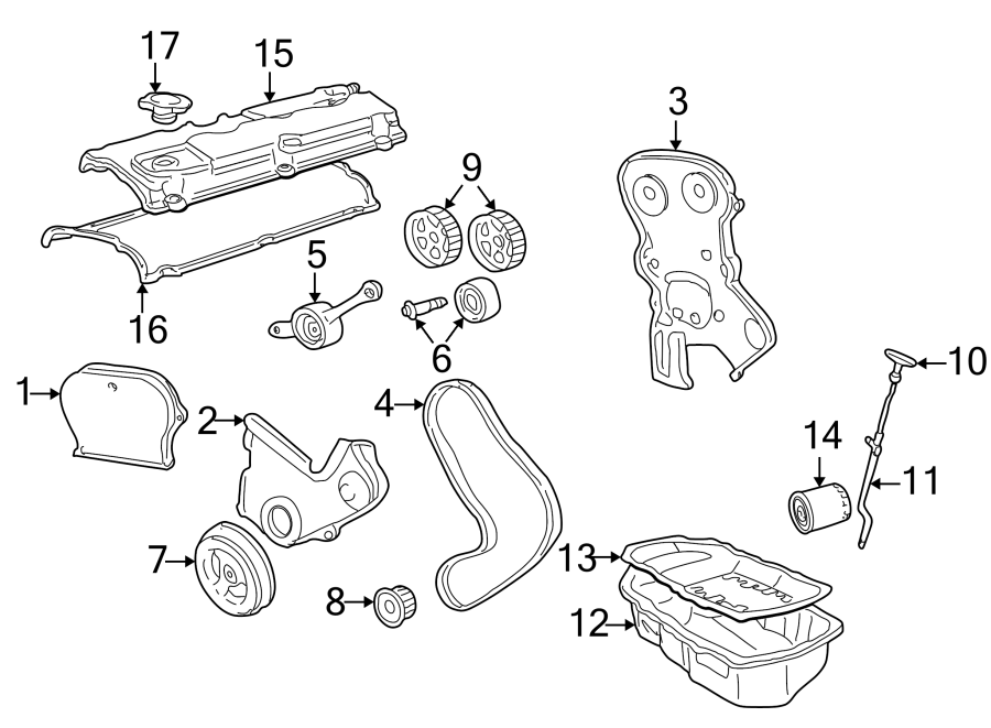 ENGINE / TRANSAXLE. ENGINE PARTS.