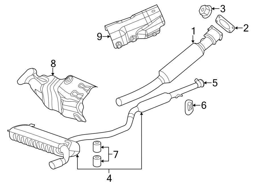 2EXHAUST SYSTEM. EXHAUST COMPONENTS.https://images.simplepart.com/images/parts/motor/fullsize/NM07315.png