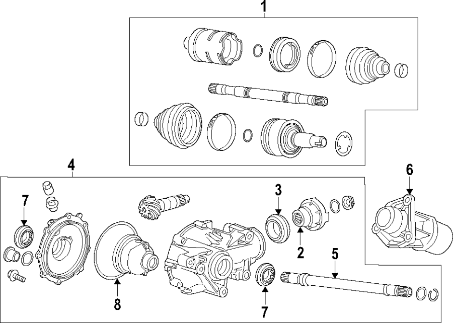 1DRIVE AXLES. DIFFERENTIAL. FRONT AXLE. PROPELLER SHAFT.https://images.simplepart.com/images/parts/motor/fullsize/NM2060.png