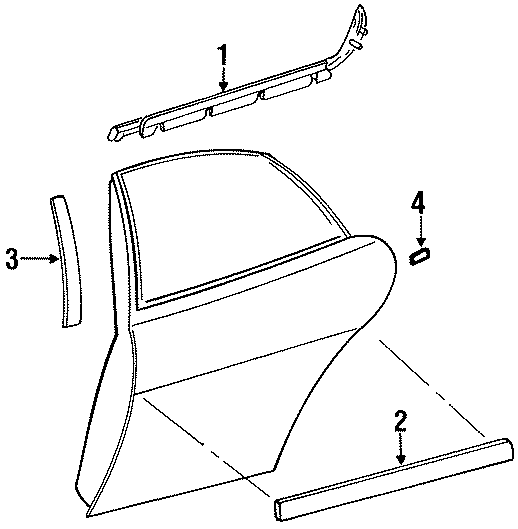 1REAR DOOR. EXTERIOR TRIM.https://images.simplepart.com/images/parts/motor/fullsize/NM95520.png