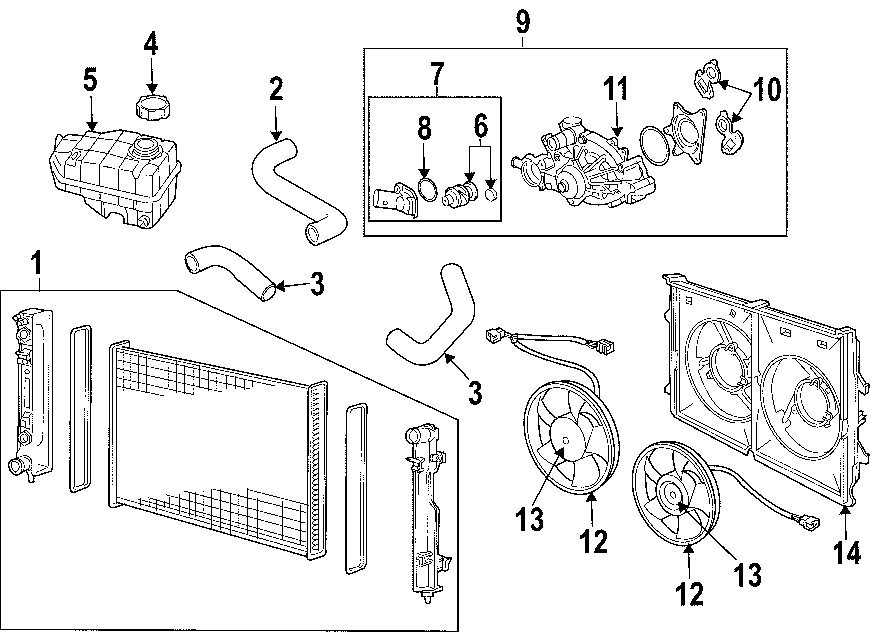 9COOLING SYSTEM. COOLING FAN. RADIATOR. WATER PUMP.https://images.simplepart.com/images/parts/motor/fullsize/NNP030.png