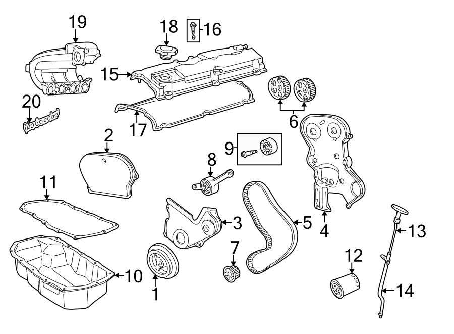 11ENGINE / TRANSAXLE. ENGINE PARTS.https://images.simplepart.com/images/parts/motor/fullsize/NP01165.png