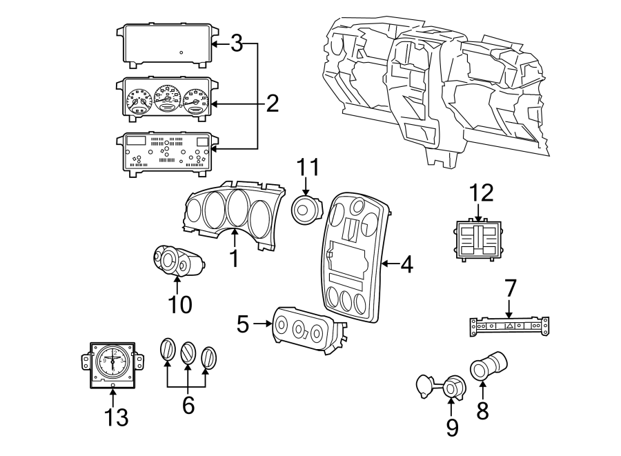 9INSTRUMENT PANEL. CLUSTER & SWITCHES.https://images.simplepart.com/images/parts/motor/fullsize/NP01267.png