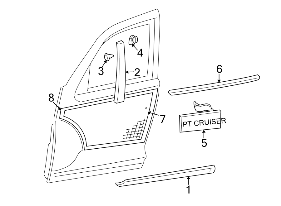 5FRONT DOOR. EXTERIOR TRIM.https://images.simplepart.com/images/parts/motor/fullsize/NP01375.png