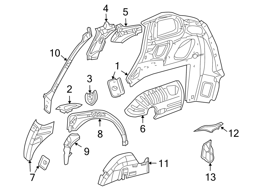 9QUARTER PANEL. INNER STRUCTURE.https://images.simplepart.com/images/parts/motor/fullsize/NP01435.png