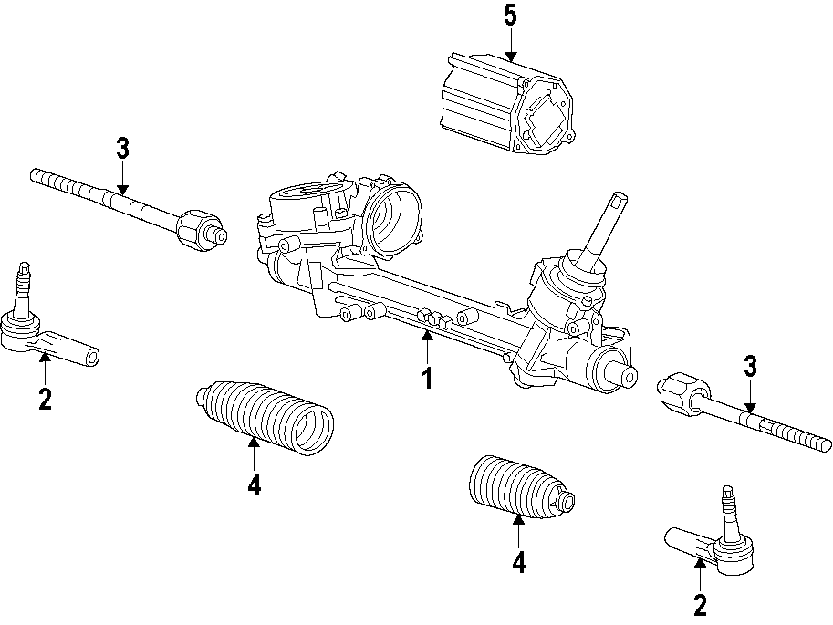 Diagram STEERING GEAR & LINKAGE. for your Cadillac