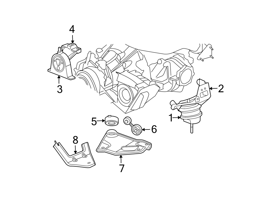 1ENGINE / TRANSAXLE. ENGINE & TRANS MOUNTING.https://images.simplepart.com/images/parts/motor/fullsize/NS04155.png