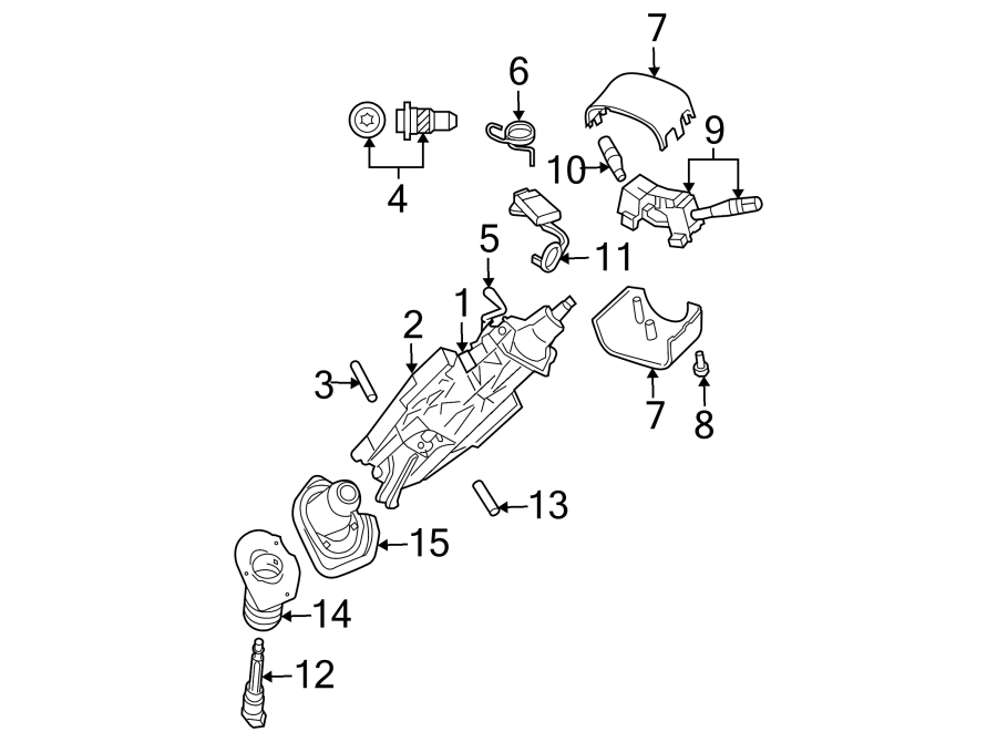 4STEERING COLUMN ASSEMBLY.https://images.simplepart.com/images/parts/motor/fullsize/NS04230.png