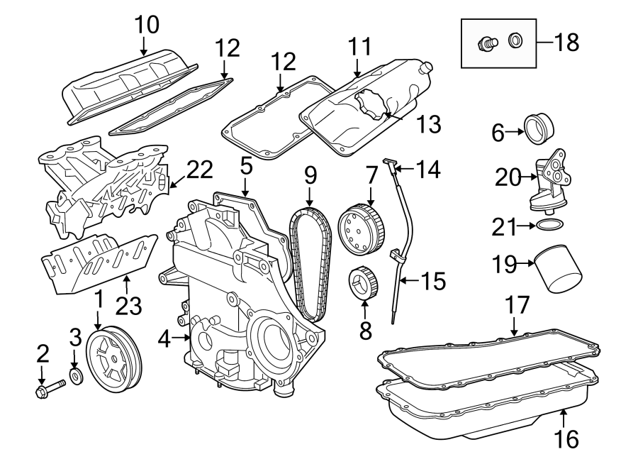 Diagram ENGINE / TRANSAXLE. ENGINE PARTS. for your 2017 Ram ProMaster 3500   