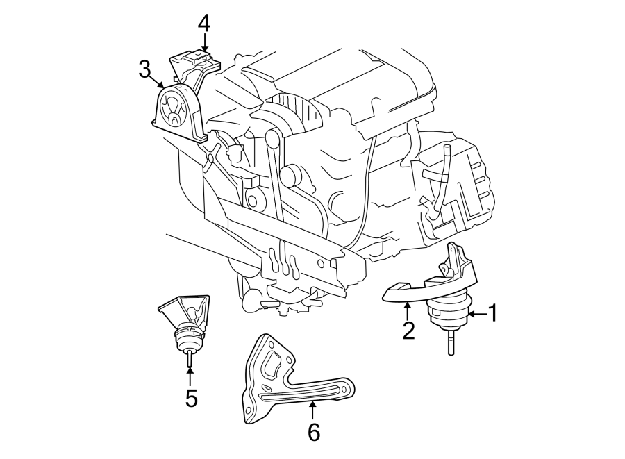 6ENGINE / TRANSAXLE. ENGINE & TRANS MOUNTING.https://images.simplepart.com/images/parts/motor/fullsize/NS04641.png