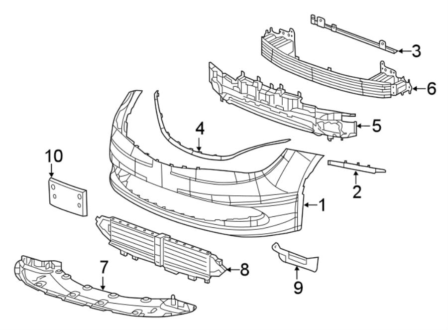 1FRONT BUMPER & GRILLE. BUMPER & COMPONENTS.https://images.simplepart.com/images/parts/motor/fullsize/NS17002.png