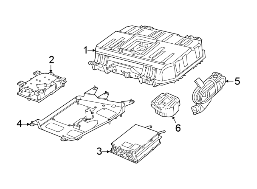 Diagram BATTERY. for your Chrysler Pacifica  