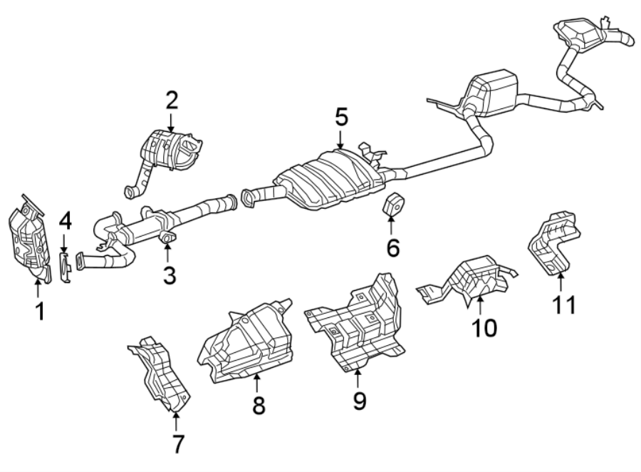 1EXHAUST SYSTEM. EXHAUST COMPONENTS.https://images.simplepart.com/images/parts/motor/fullsize/NS17195.png