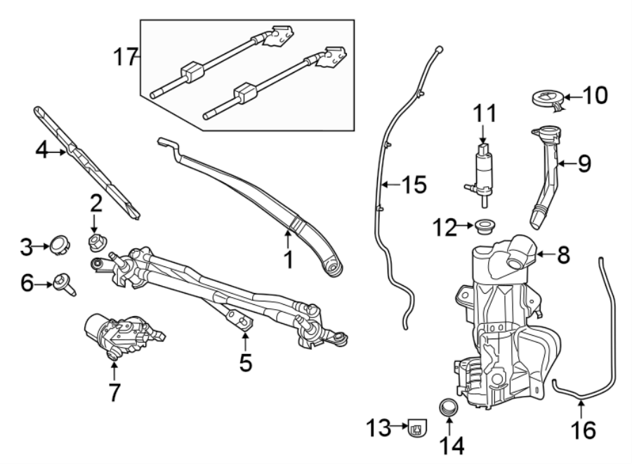 16WINDSHIELD. WIPER & WASHER COMPONENTS.https://images.simplepart.com/images/parts/motor/fullsize/NS17265.png