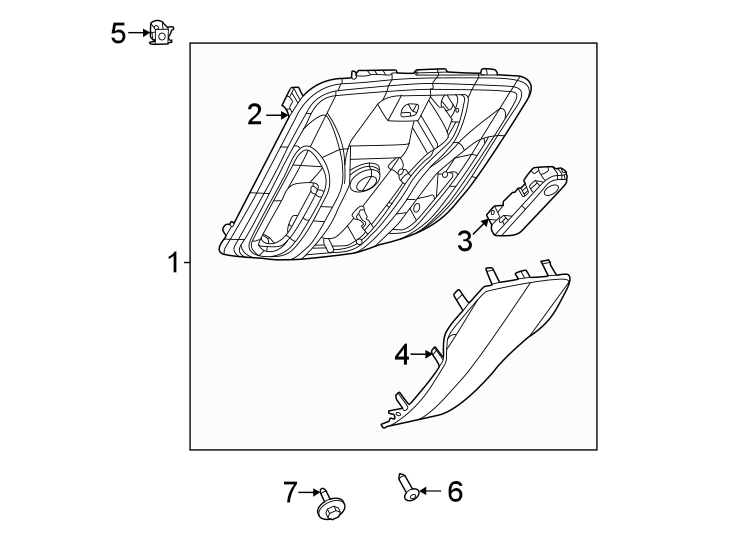 Overhead console.