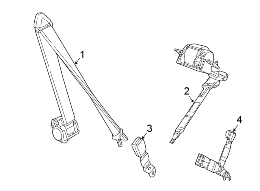 RESTRAINT SYSTEMS. REAR SEAT BELTS.