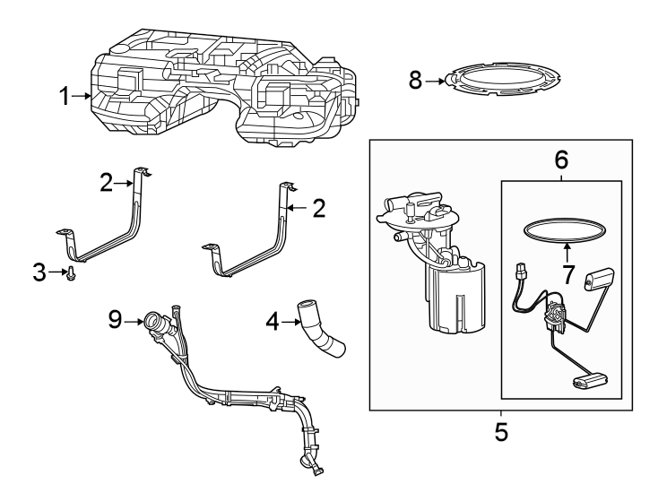 4Fuel system components.https://images.simplepart.com/images/parts/motor/fullsize/NS17608.png