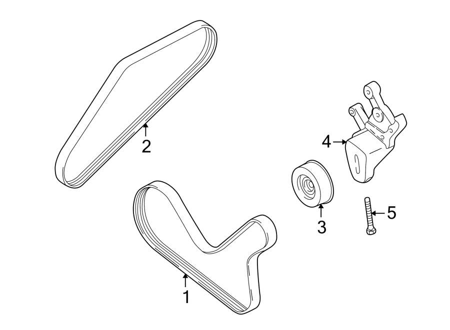 BELTS & PULLEYS. Diagram