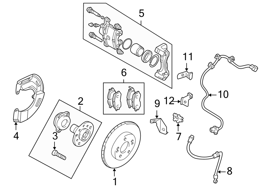 5FRONT SUSPENSION. BRAKE COMPONENTS.https://images.simplepart.com/images/parts/motor/fullsize/NT01250.png