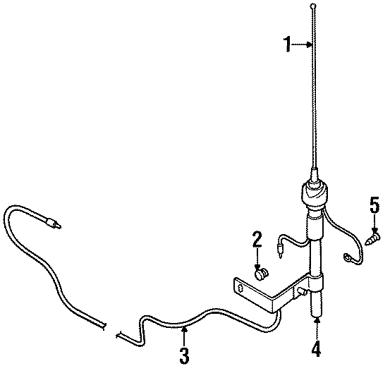 Diagram ANTENNA. for your 2022 Ram ProMaster 3500   