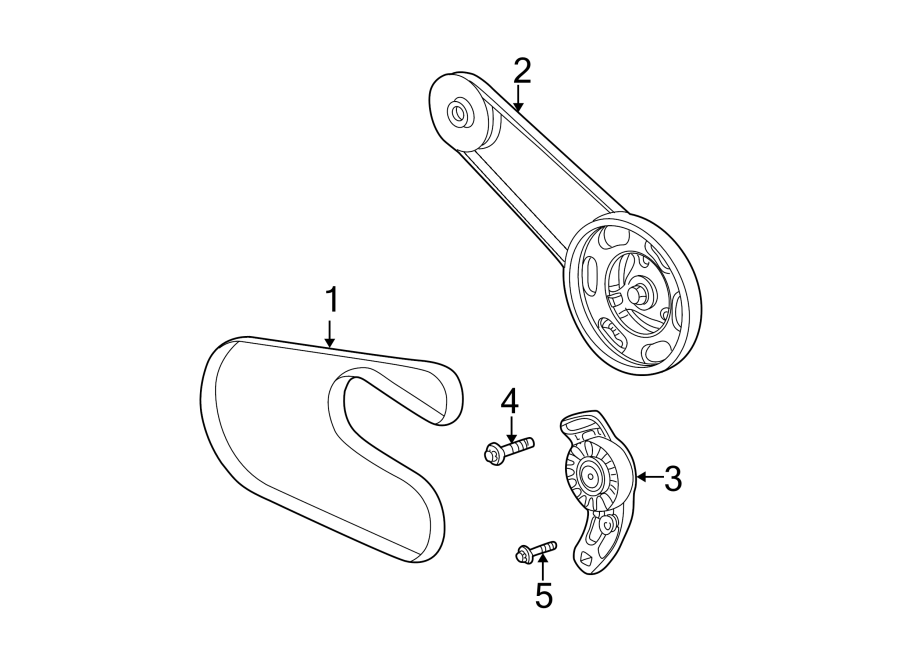 Diagram Belts & pulleys. for your 2018 Jeep Grand Cherokee 6.4L HEMI V8 A/T AWD SRT Sport Utility 